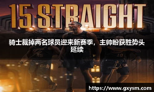 骑士裁掉两名球员迎来新赛季，主帅盼获胜势头延续